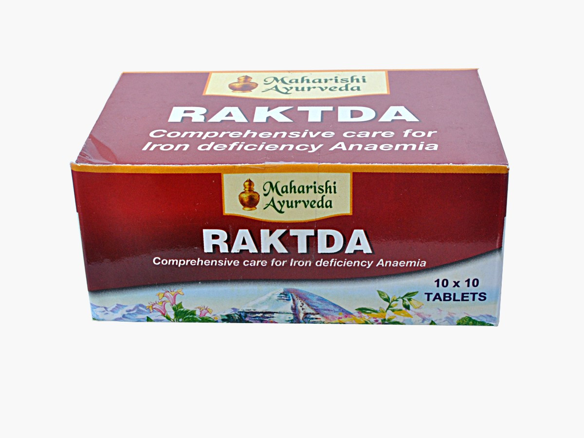 RAKTDA (100TAB) MAHARISHI AYURVEDA, РАКТА МАХАРІШІ