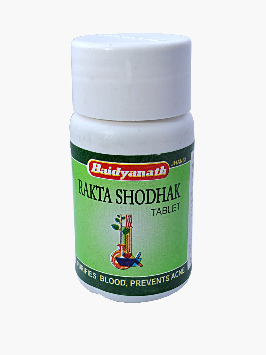 Препарат для нормалізації обміну речовин RAKTA SHODHAK BAIDYANATH 50 т, Ракта Шодак проти шкірних захворювань