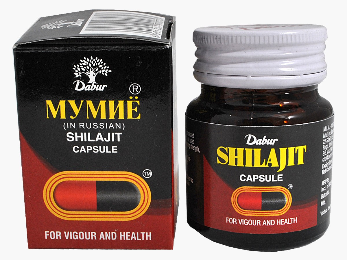 SHILAJEET (30CAP) DABUR, ШІЛАДЖИТ, МУМІЄ В КАПСУЛАХ ДАБУР