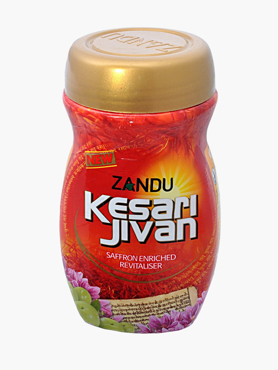 CHYAWANPRASH KESARI JIVAN (500GM) ZANDU, ЧАВАНПРАШ З ШАФРАНОМ КЕСАРІ ДЖІВАН
