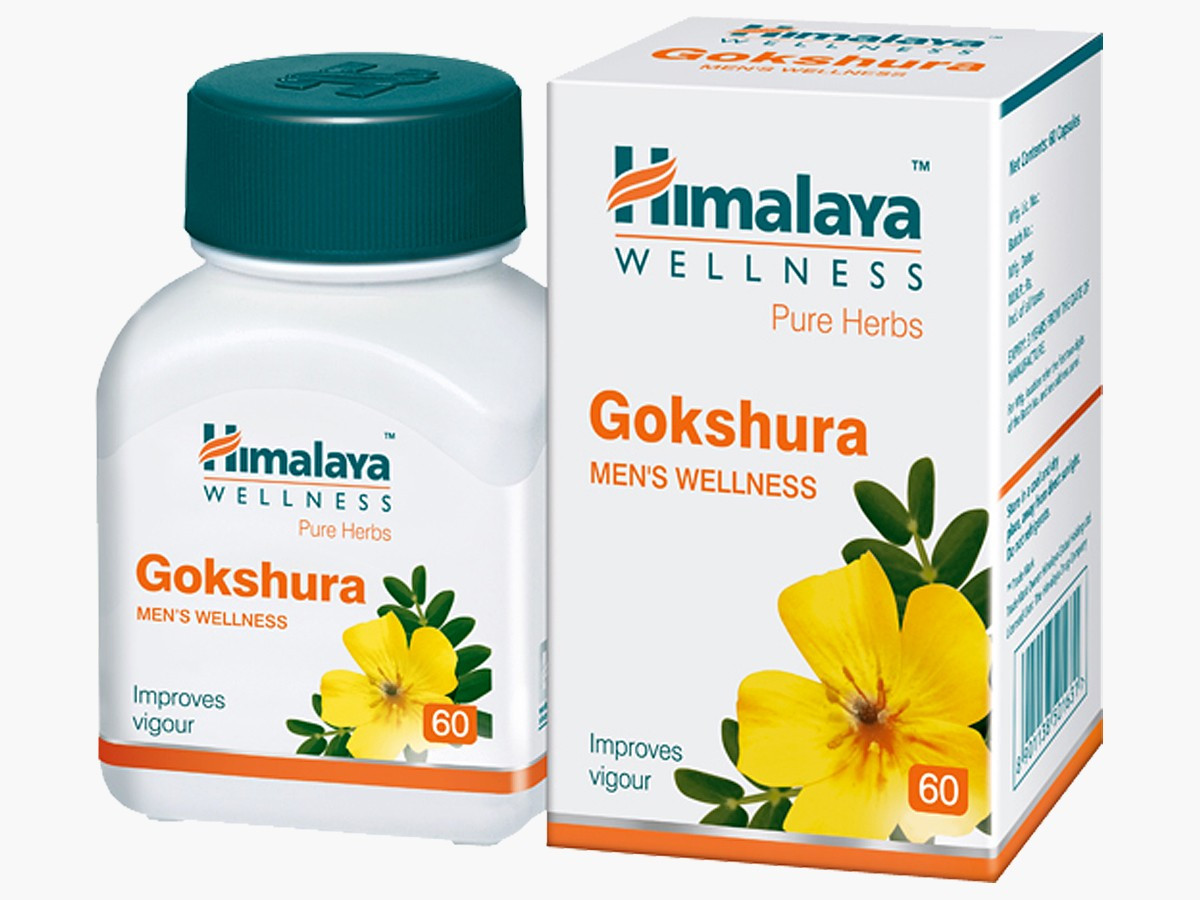 Аюрведичний препарат для відновлення роботи нирок GOKSHURA HIMALAYA 60 таб та сечовивідних шляхів Гокшура