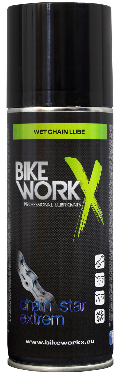 Мастило для ланцюга BikeWorkX Chain Star Extreme — спрей (400 мл)