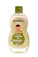 DermoViva Baby Olive Massage Oil. 200 ml. Dabur. Масло массажное с оливковым маслом, детское.(СРОК ДО 2018)