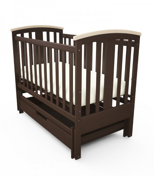 Дитяче ліжечко Woodman Mia з шухлядкою.