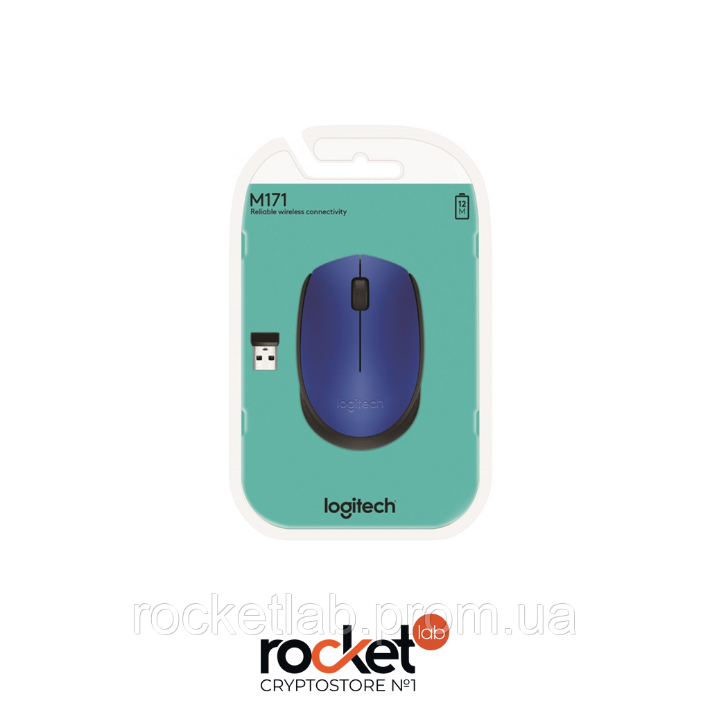 Мишка Logitech M171 Blue (910-004640)