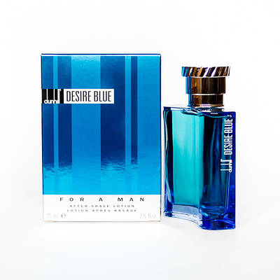 Чоловічий лосьйон після гоління Alfred Dunhill Desire Blue 75ml, зелений аромат фужерний з нотою цитрус