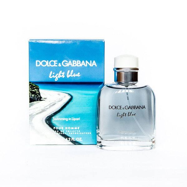 Елітні чоловічі парфуми Dolce & Gabbana Light Blue Swimming in Lipari 125ml оригінал, цитрусовий амбровий аромат