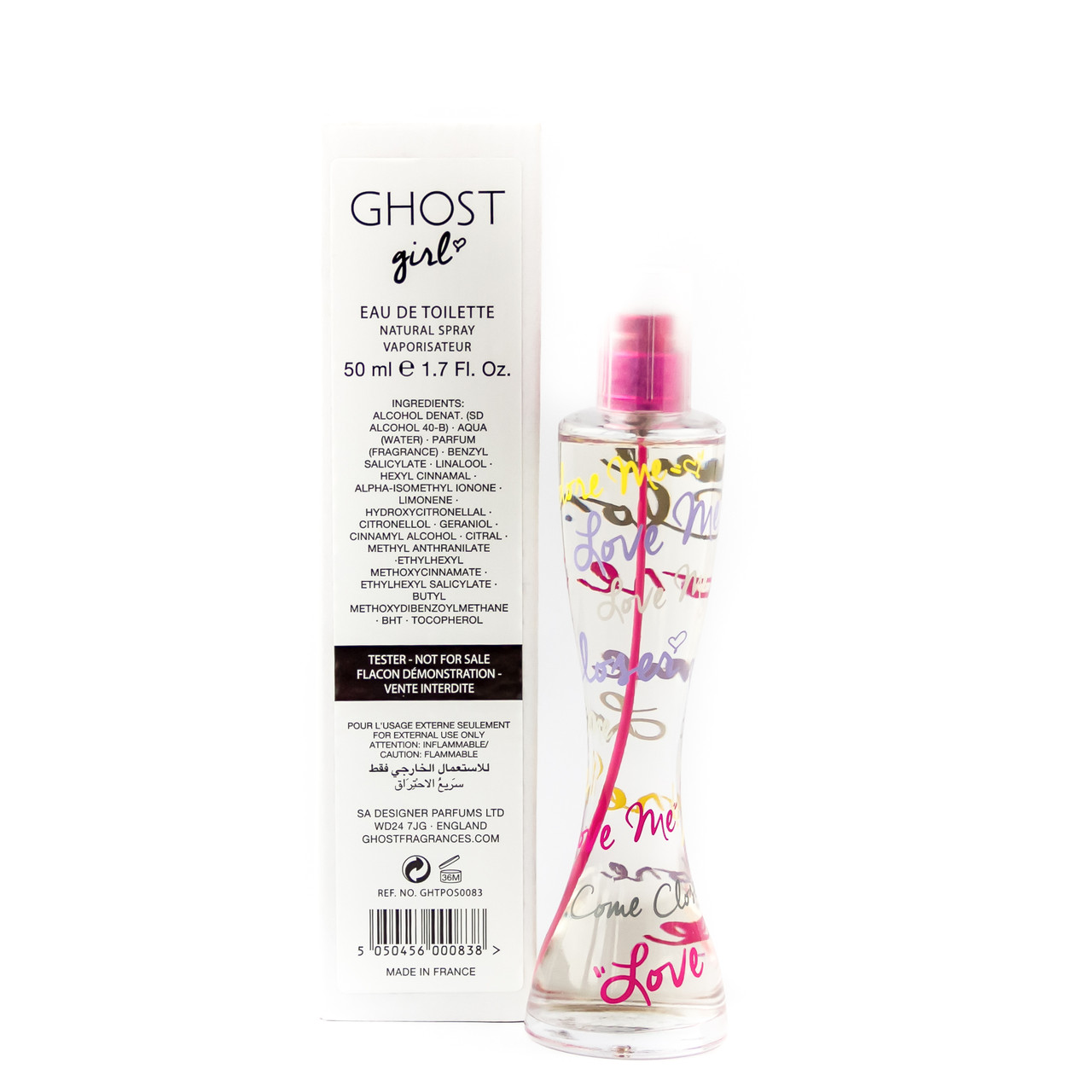Тестер жіночої туалетної води Ghost Girl 50ml оригінал, квітково-фруктовий аромат парфумів