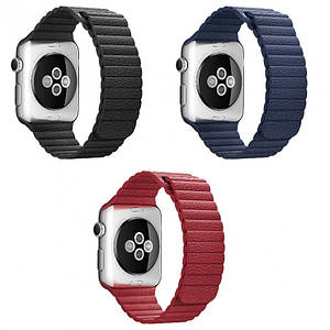 Ремінець Apple Watch Leather Loop 42 mm/44 mm (3 різновиди)