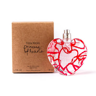 Жіноча парфумована вода Vera Wang Princess of Hearts 50ml тестер оригінал, квітково-фруктовий аромат