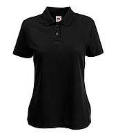 Женская футболка поло 65/35 M, Черный
