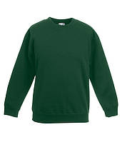 Детский классический свитер Темно-Зеленый, 128 см