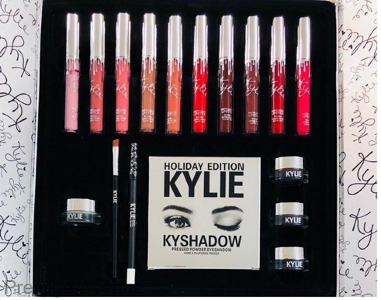 Подарочный набор косметики Kylie Holiday Edition Silver KY-1 (811-8) - фото 3 - id-p630319357