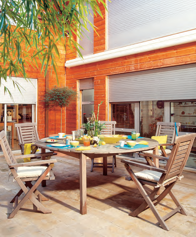 Екструдовані ролети Alutech Classic AER55/S 2000х1800 з вбудованим монтажем і кордовим приводом