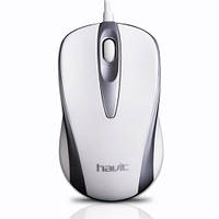 USB дротова оптична мишка Havit HVMS675 White