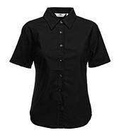 Женская Рубашка с длинным рукавом 36 Черный, L