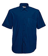 Мужская рубашка с коротким рукавом OxFord 32 Темно-Синий, 2XL