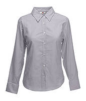 Женская классическая рубашка OC Светло-Серый, L