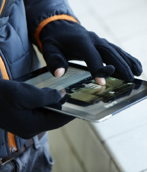 Рукавички флісові touch-screen, фото 1