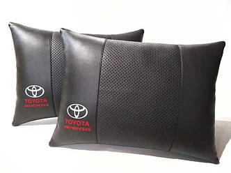 Подушка під спину в автомобіль Toyota AVENSIS темно сіра