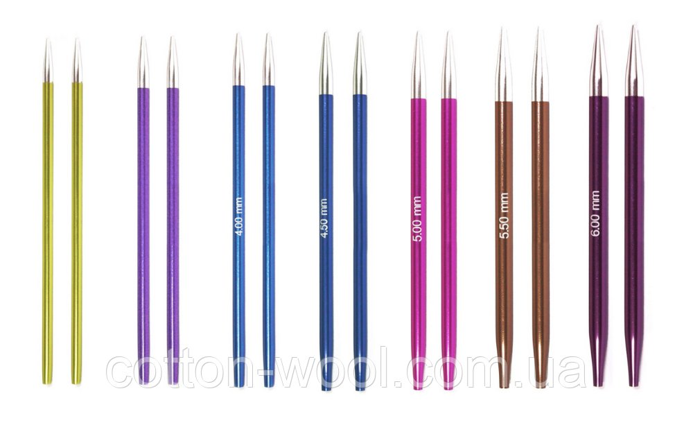 Спиці зйомні 4 mm Zing KnitPro, фото 1