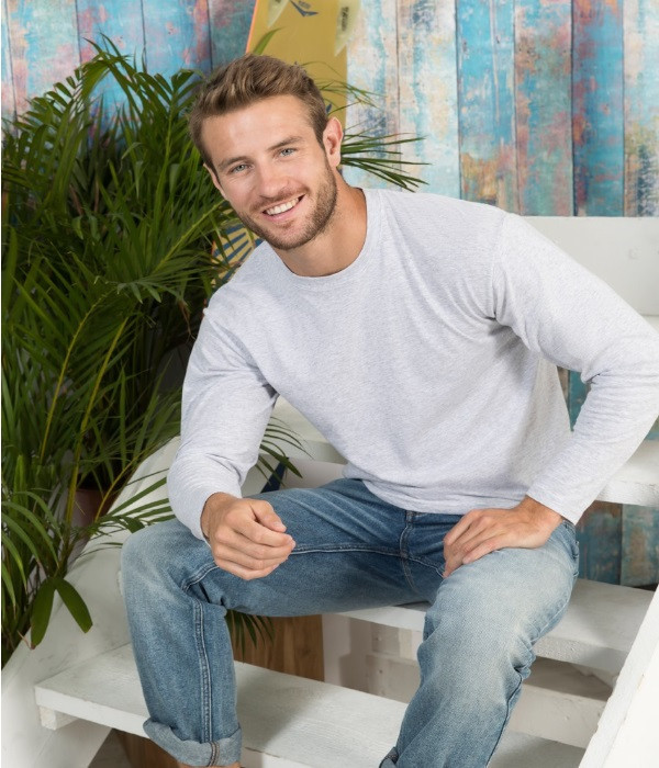 Чоловіча полегшена футболка з довгим рукавом, фото 1