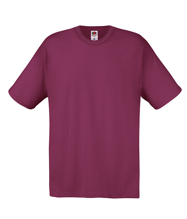 Чоловіча футболка 2XL, 41 Бордовий