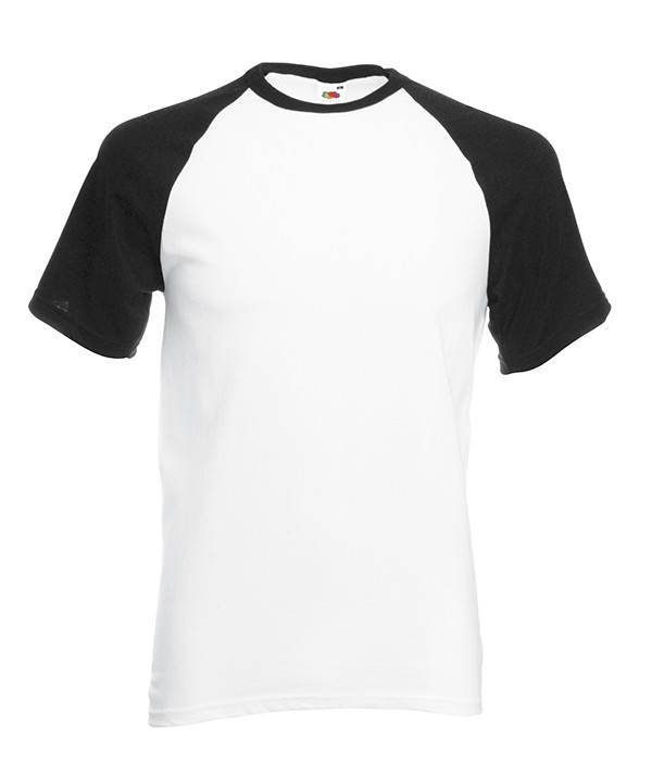 Чоловіча футболка двоколірна 2XL, TH Білий / Чорний