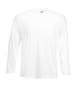 Чоловіча полегшена футболка з довгим рукавом 3XL, 30 Білий