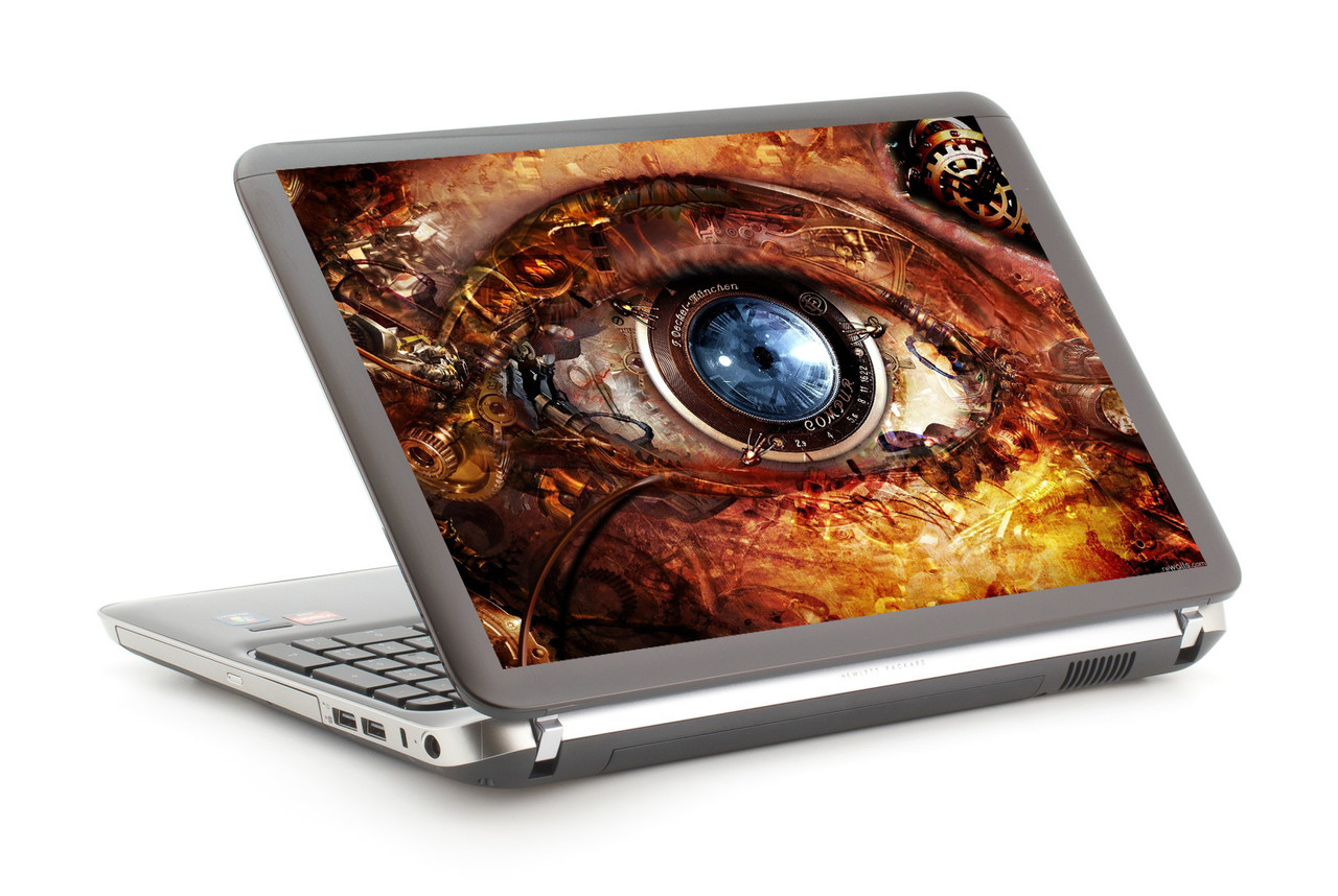 Наклейка на ноутбук. Око