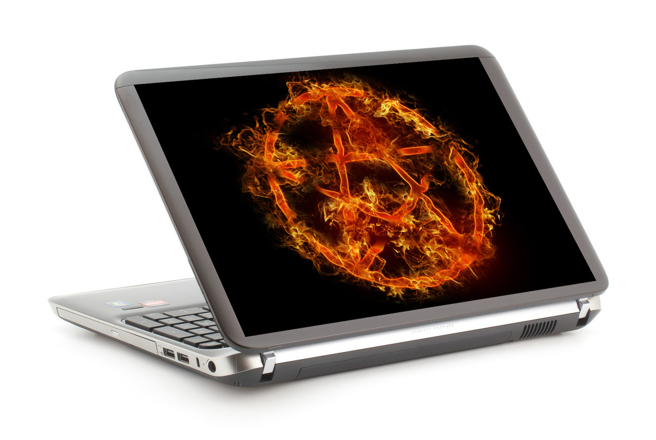 Наклейка на ноутбук. Зірка