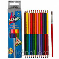 Акварельні олівці Marco Grip-Rite 9121-12CB, 24 кольори з пензликом