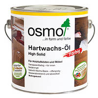 Цветное паркетное масло с твёрдым воском Osmo Hartwachs-Öl Farbig 3072 янтарь 0,750 л