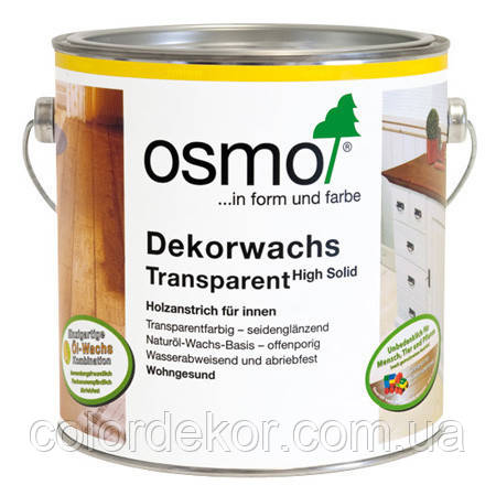 Универсальное цветное масло Osmo Dekorwachs Transparent 3123 клён 0,375 л - фото 1 - id-p877270278