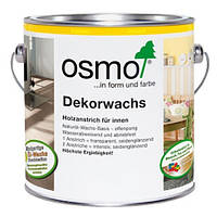 Универсальное цветное масло Osmo Dekorwachs Intensive tone 3104 красный 0,125 л