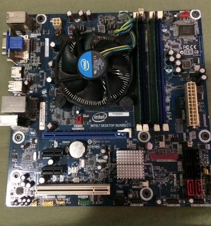 КОМПЛЕКТ на 4 ЯДРА - НАДІЙНА ПЛАТА s1156 INTEL DH55TC + Процесор Intel CORE I5-750 ( 4 по 2,7 Ghz) LGA 1156