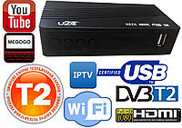 Цифровой ресивер DVB-T2, Тюнер Т2 + HD плеер цифровая приставка, ресивер IPTV,WIFI,Megogo,YouTube