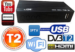 Цифровий ресивер DVB-T2, Тюнер Т2 + HD плеєр цифрова приставка, ресивер IPTV,WIFI, Megogo,YouTube