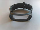 Ремінець Xiaomi Mi Band 4 / 3 MiJobs силіконовий рифлений Чорний 1907P, фото 3