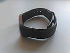 Ремінець Xiaomi Mi Band 4 / 3 MiJobs силіконовий рифлений Чорний / Рожевий 1907P, фото 5