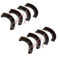 Колодка гальмiвна задн. Волга з довгою наклад. (компл.8шт) (Украина) 24-3501095