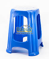 Табурет пластиковий 37х37х45 см синій Горизонт (GR-05024-1)