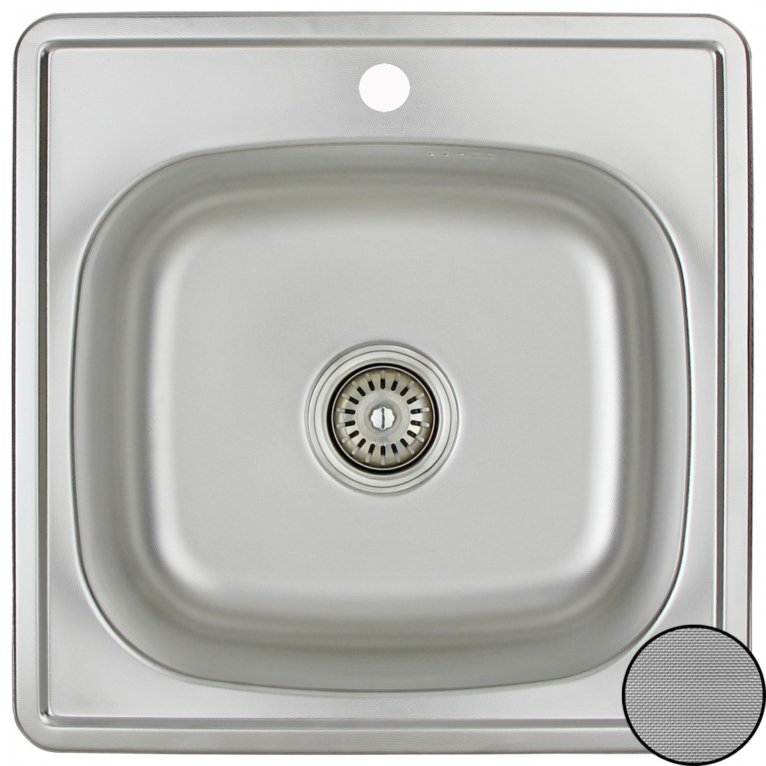 Квадратна кухонна мийка Imperial 4848 (06) Decor