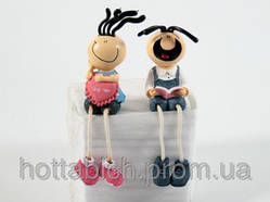 Сувенірна керамічна фігурка "Закохані"