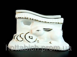 Фарфорова фігурка "Заєць на монетах"