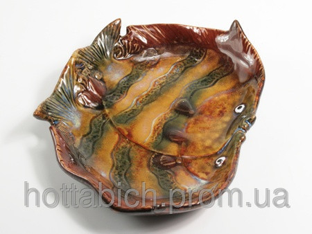 Блюдо Рибки кераміка