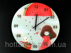 Годинник настінний скло Кавуновий дощ