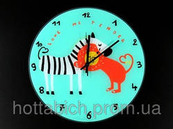 Годинник настінний скло Африканське кохання