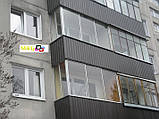 Облицювання балкона профнастилом, фото 7