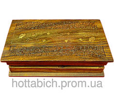 Скринька рожеве дерево "Книга"